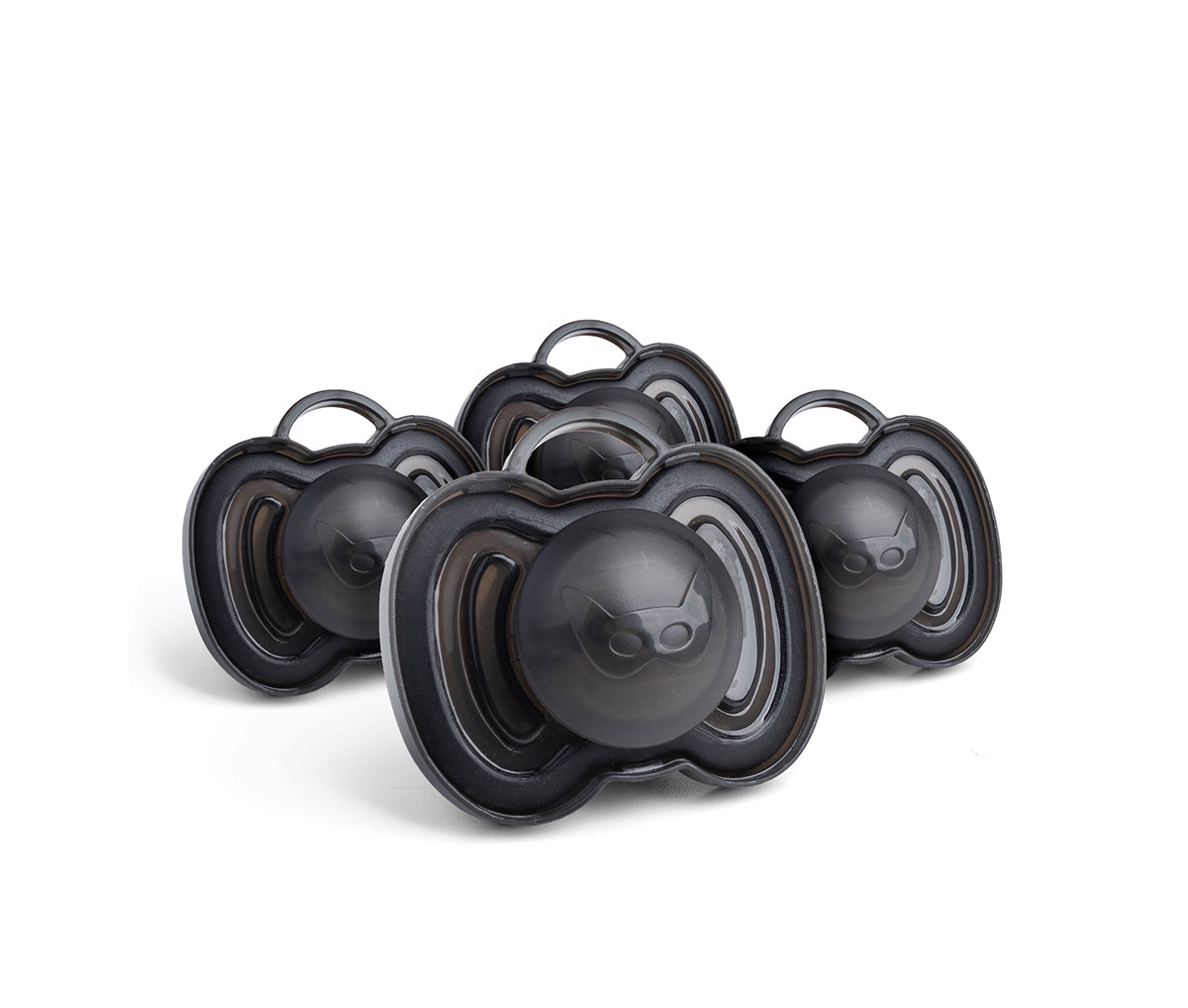 4-pack Pacifiers, 0+ months, Black