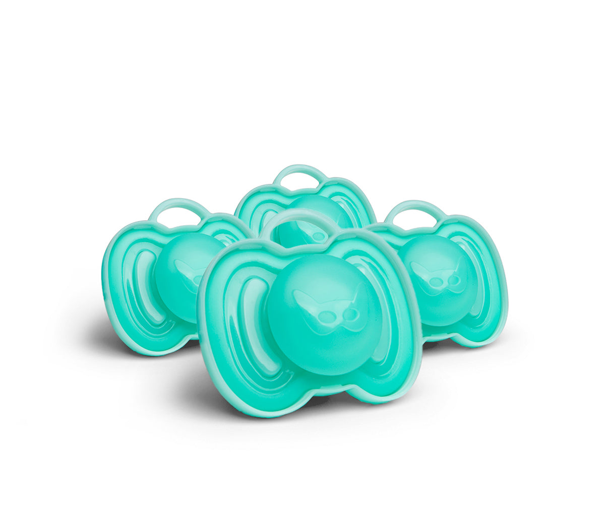 4-pack Pacifiers, 0+ months, Turqouise