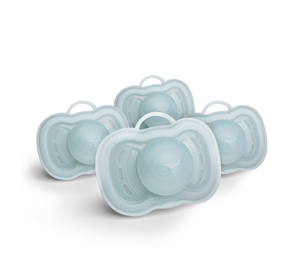 4-pack Pacifiers, 6+ months, Gray
