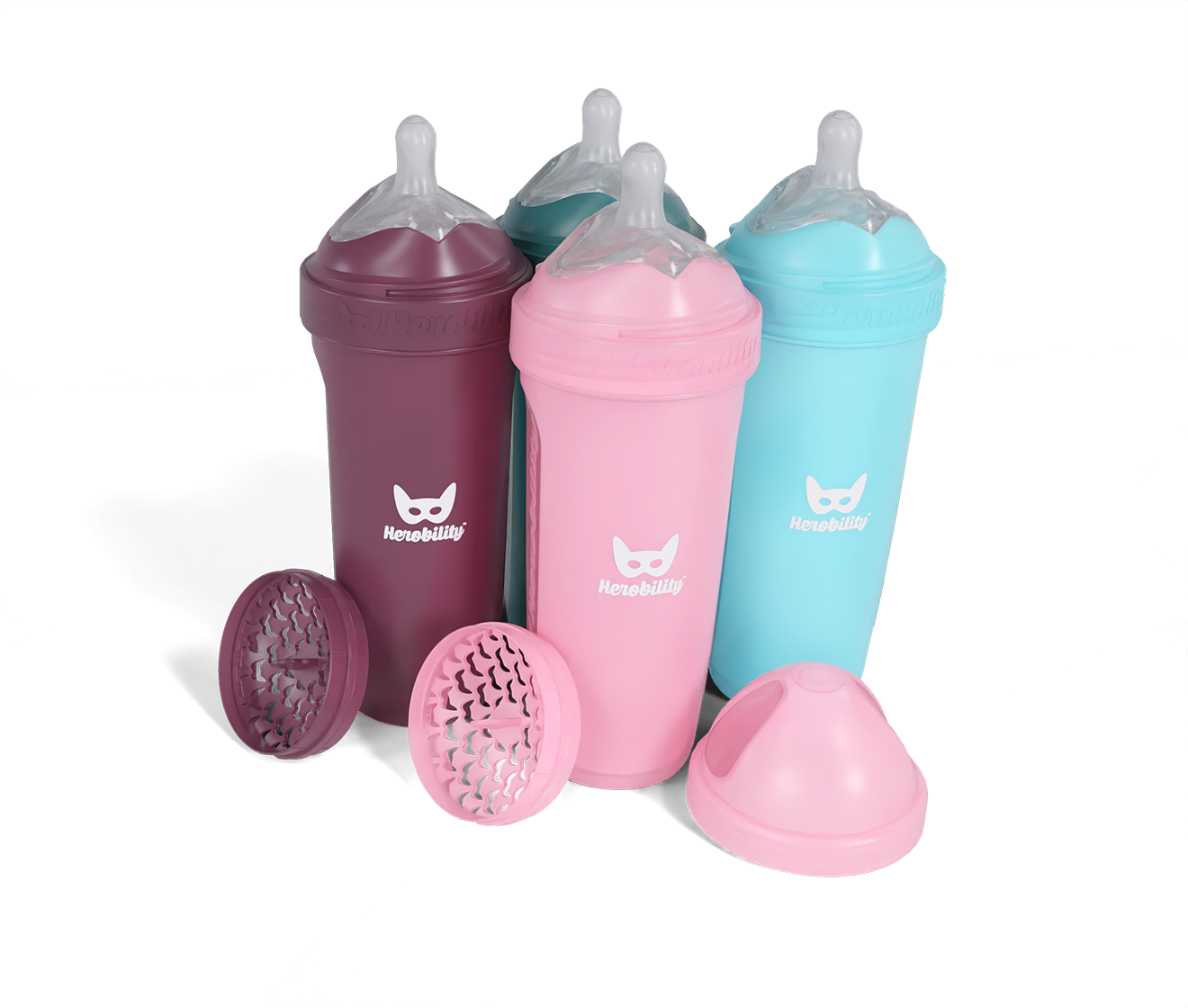 4-pack 340ml/12 floz Baby Bottles with 30% discount