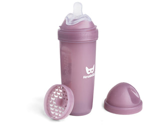 Dobbelt anti-kolik Sutteflaske LT 340 ml Hvidtjørn Rose